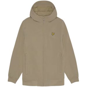 Lyle & Scott, Jassen, Heren, Beige, L, Softshell Fleece Back Jas