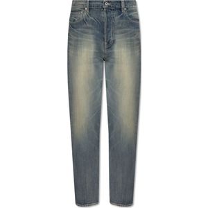 Kenzo, ‘Asagao’ rechte pijp jeans Blauw, Heren, Maat:W32