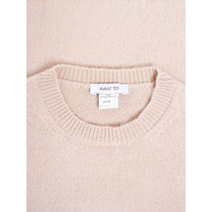 Avant Toi, Truien, Heren, Beige, M, Kasjmier, Luxe Cashmere Crew Neck Trui