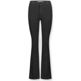 Homage, Jeans, Dames, Zwart, W28, Denim, Zwarte flared jeans Jane