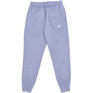 Nike, Broeken, Heren, Paars, XL, Katoen, Fleece Tracksuit Jogger Broek