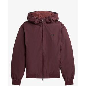 Fred Perry, Nylon Twill Sportjas Rood, Heren, Maat:M