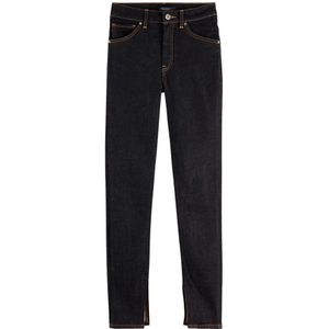 Scotch & Soda, Jeans, Dames, Blauw, W25, Donkerblauwe High Rise Skinny Jeans