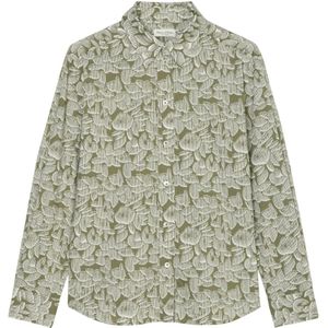 Marc O'Polo, Blouses & Shirts, Dames, Groen, 2Xs, Katoen, A-vormige blouse