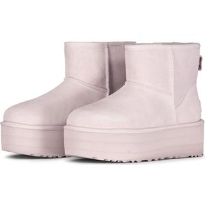 Ugg, Schoenen, Dames, Roze, 36 EU, Suède, Klassieke Mini Platform Laarzen