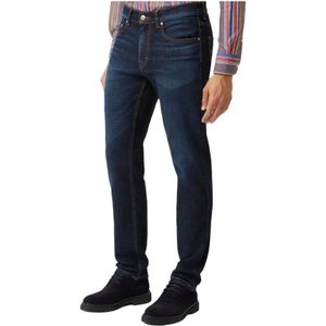 Harmont & Blaine, Jeans, Heren, Blauw, W36, Denim, Blauwe Denim Jeans voor Heren