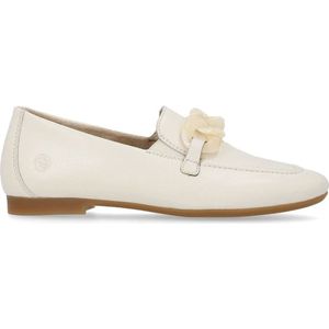 Remonte, Schoenen, Dames, Wit, 41 EU, Leer, Witte Gesloten Loafers Dames Schoenen