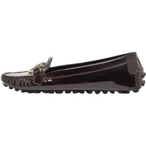 Louis Vuitton Vintage, Pre-owned Leather flats Rood, Dames, Maat:36 EU