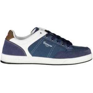 Carrera, Schoenen, Heren, Blauw, 45 EU, Polyester, Blauwe Sneaker met Contrastdetails