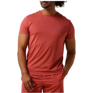 Lacoste, Tops, Heren, Rood, M, Heren Polo Tee-shirt Stijlvol Casual