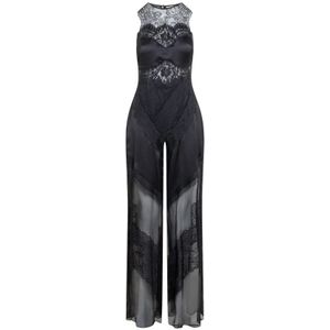 Alberta Ferretti, Jumpsuit Zwart, Dames, Maat:S