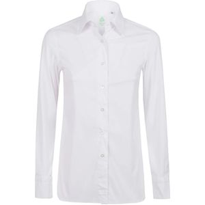 Finamore, Overhemden, Heren, Wit, 4Xl, Vintage Wit Slim Fit Overhemd