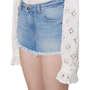 John Richmond, Denim Shorts Blauw, Dames, Maat:W25