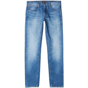 Lee, Jeans, Heren, Blauw, W31, Katoen, Premium 15oz Selvedge Jeans