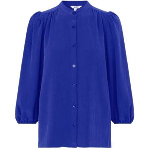 mbyM, Blauwe Solstice Blouse Blauw, Dames, Maat:L