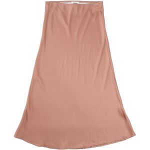 Ottod'Ame, Elegante Satijnen Rok voor de Zomer Roze, Dames, Maat:M