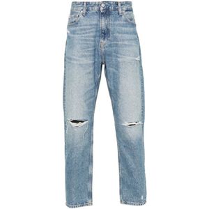 Calvin Klein Jeans, Jeans, Heren, Blauw, W31, Denim, Blauwe Ss 24 Heren Jeans