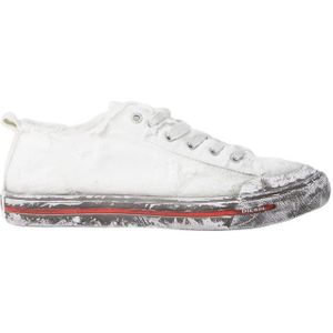 Diesel, Verweerde Sneakers voor Heren Wit, Dames, Maat:41 EU