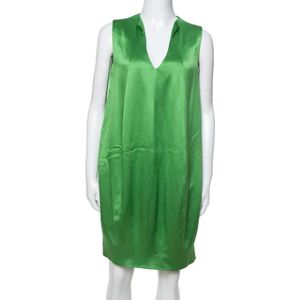 Alexander McQueen Pre-owned, Pre-owned Satin dresses Groen, Dames, Maat:M