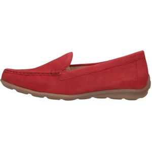 Gabor, Schoenen, Dames, Rood, 35 EU, Rode Mocassins Stijlvol Comfortabel Trendy