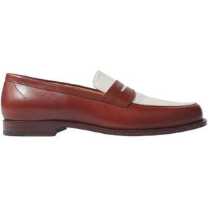 Scarosso, Schoenen, Heren, Bruin, 42 EU, Leer, Havana Loafers - Cognac Leer en Oxygen Stof