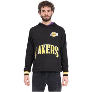 New Era, Sweatshirts & Hoodies, Heren, Zwart, M, Katoen, LA Lakers NBA Arch Graphic Sweater
