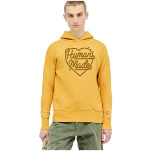 Human Made, Sweatshirts & Hoodies, Heren, Geel, L, Katoen, Sweatshirts & Hoodies