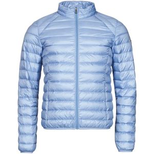 Jott, Jassen, Heren, Blauw, 3Xl, Leer, Lichte getailleerde donsjas - Net over de top