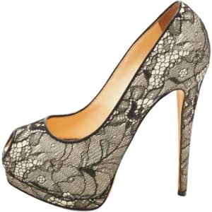 Giuseppe Zanotti Pre-owned, Pre-owned Lace heels Zwart, Dames, Maat:38 EU