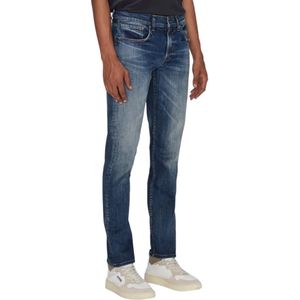 7 For All Mankind, Jeans, Heren, Blauw, W32, Slim-fit Jeans