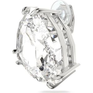 Swarovski, Mesmera Trilliant Clip Oorbel, Wit Grijs, Dames, Maat:ONE Size