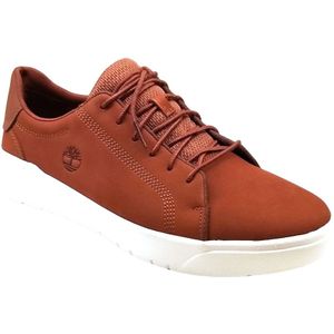 Timberland, Teja Suede Sneaker voor de Zomer Bruin, Heren, Maat:45 EU