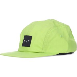 Huf, Essentials Box Logo Volley Cap Groen, Heren, Maat:ONE Size