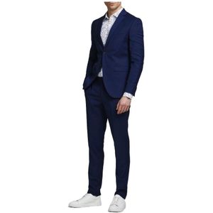 JACK & JONES PREMIUM Super Slim Kostuum JPRFANCO Medieval Blue