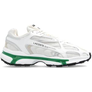 Lacoste, Schoenen, Dames, Wit, 39 1/2 EU, Leer, L003 sneakers