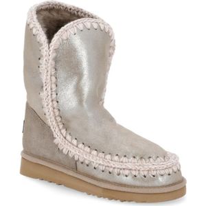 Mou, Schoenen, Dames, Beige, 37 EU, Wol, Beige Shearling Winterlaarzen