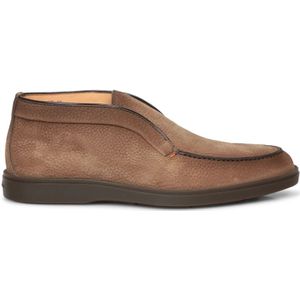 Santoni, Schoenen, Heren, Bruin, 43 1/2 EU, Leer, Bruine Enkellaarzen voor Mannen