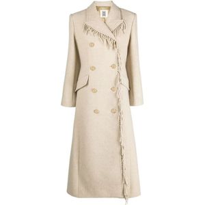 By Malene Birger, Gardeniia Gerecyclede Wollen Jas Beige, Dames, Maat:M