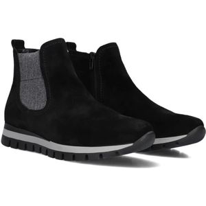 Gabor, Schoenen, Dames, Zwart, 37 EU, Suède, Chelsea Boot 451 Zwart Suède