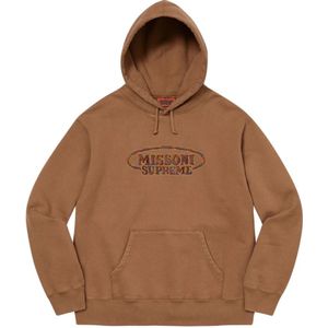 Supreme, Sweatshirts & Hoodies, Heren, Bruin, M, Katoen, Beperkte oplage Missoni Hoodie Bruin