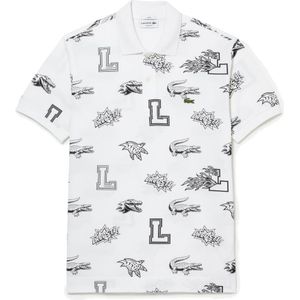 Lacoste, Tops, Heren, Wit, L, Katoen, Personaliseerbaar Unisex Polo Shirt met Wasbare Markers