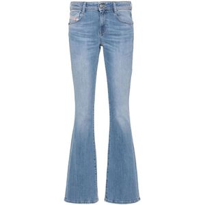 Diesel, Slim Fit Denim Jeans Blauw, Dames, Maat:W24
