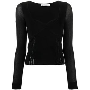 Simkhai, Blouses Zwart, Dames, Maat:M