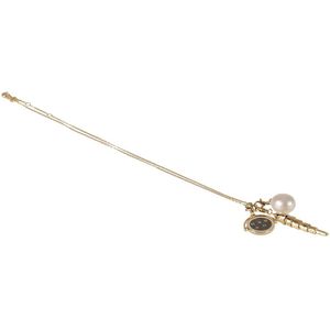 Tory Burch, Accessoires, Dames, Geel, ONE Size, Charm Hanger Ketting