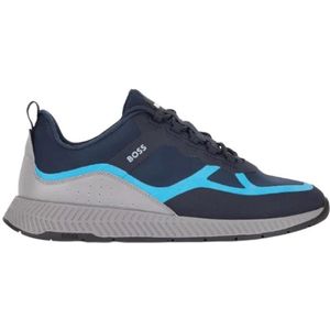 Hugo Boss, Sneakers Blauw, Heren, Maat:41 EU