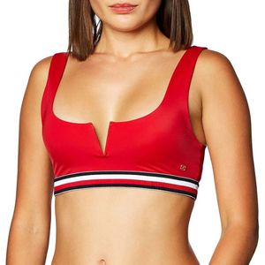 Tommy Hilfiger, Badkleding, Dames, Rood, XS, Bikini Bovenstukje