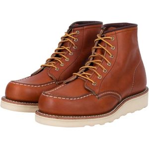 Red Wing Shoes, 6-Inch Classic MOC Womens Short Boot IN ORO Legacy Leather Bruin, Dames, Maat:39 EU