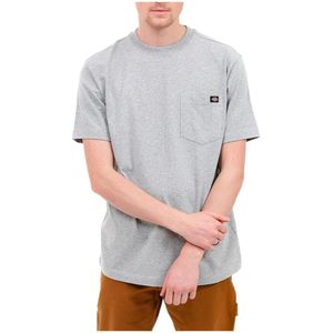 Dickies, Tops, Heren, Grijs, L, Heren Grijze Ronde Hals T-shirt