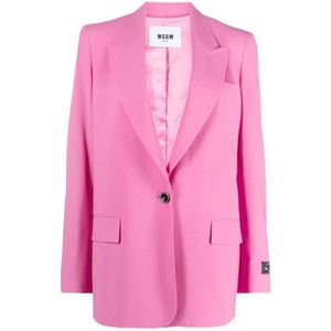 Msgm, Blazers Roze, Dames, Maat:S