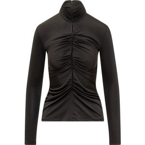 Nineminutes, Long Sleeve Coltruis Zwart, Dames, Maat:M